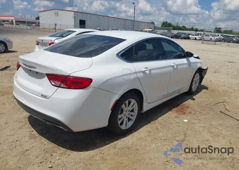 2015 Chrysler 200 Limited z USA, uszkodzony, nr VIN 1C3CCCAG9FN516469